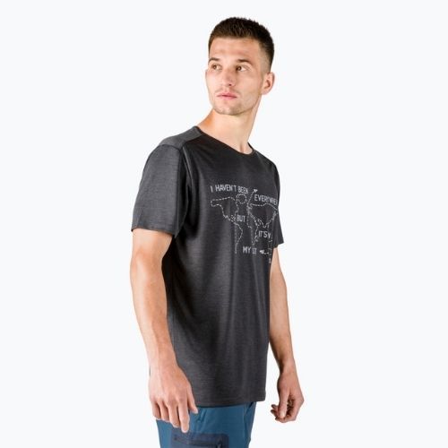 Jack Wolfskin férfi túrázó póló Pack & Go Travel fekete 1808551_6000_002