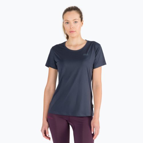 Jack Wolfskin Tech női túra póló sötétszürke 1807121_1389_001