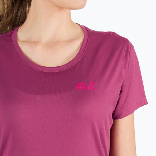 Jack Wolfskin női túrázó póló Tech lila 1807121_2094