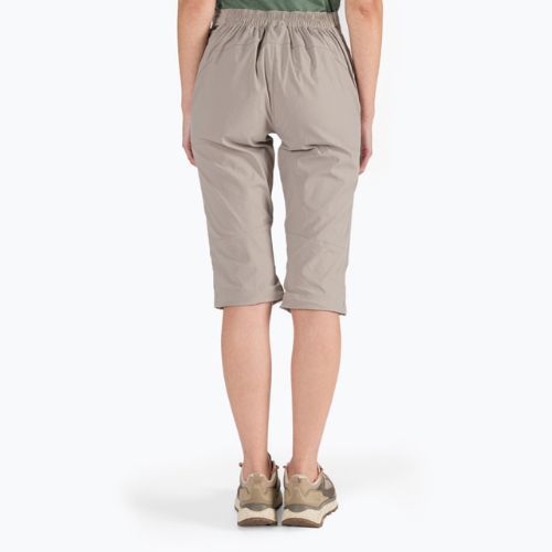 Női szoftshell nadrág Jack Wolfskin Activate Light 3/4 bézs 1503721_5041_034