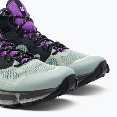 Férfi túrabakancsok Salomon Predict Hike Mid GTX szürke L41461000