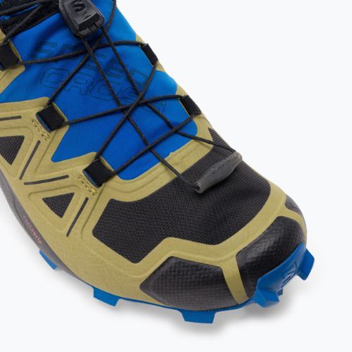 Férfi Salomon Speedcross 5 GTX zöld-kék trail cipő L41612400