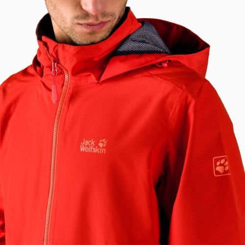 Jack Wolfskin Evandale férfi esőkabát piros 1111131_2206_002