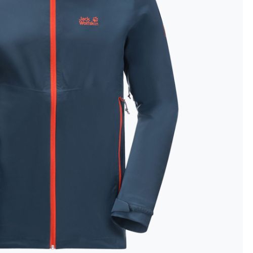 Jack Wolfskin férfi esőkabát Highest Peak 2.5L tengerészkék 1114961_1383
