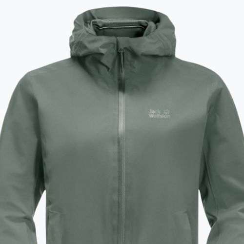 Jack Wolfskin női hardshell kabát Pack & Go Shell zöld 1111514_4311