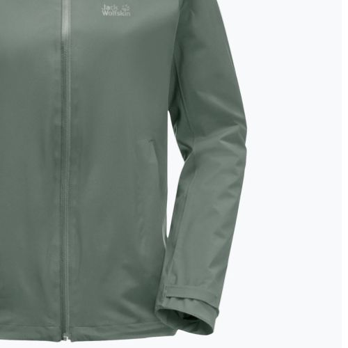 Jack Wolfskin női hardshell kabát Pack & Go Shell zöld 1111514_4311