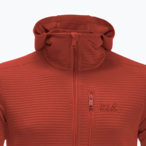 Jack Wolfskin férfi Modesto fleece pulóver piros 1706492_3740