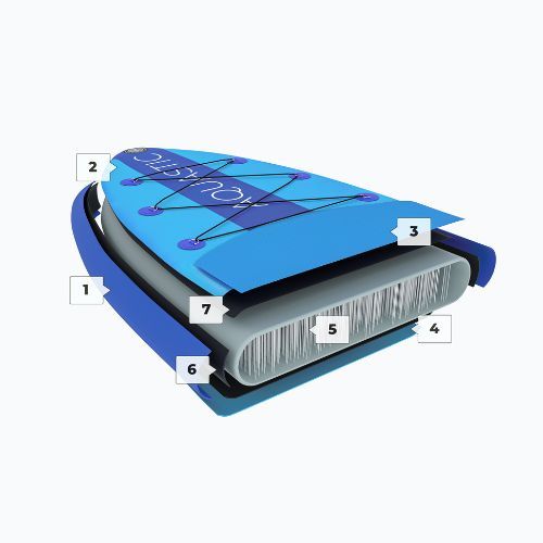 SUP deszka AQUASTIC Perth 11' all-round blue