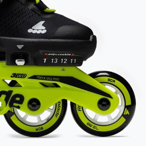 Rollerblade Microblade gyermek korcsolya fekete/sárga 7101700215