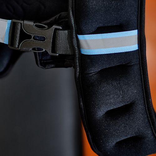 XTREXO súlyozott edzőmellény fekete WV-05