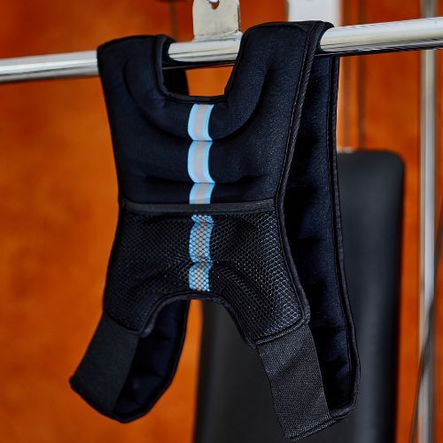 XTREXO súlyozott edzőmellény fekete WV-05