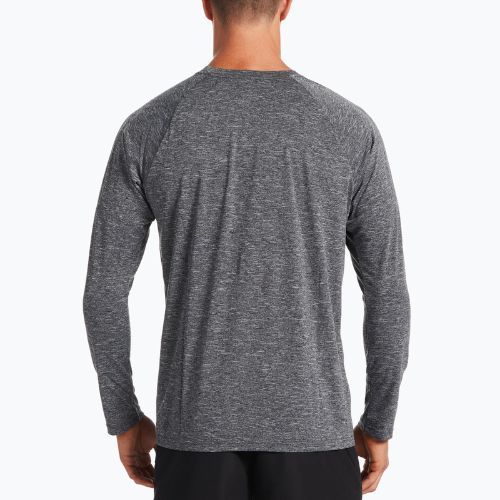 Férfi edző hosszú ujjú Nike Heather fekete NESSA590-001