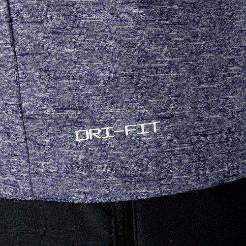 Férfi hosszú ujjú edzőruha Nike Heather navy blue NESSA590-440
