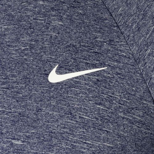 Férfi hosszú ujjú edzőruha Nike Heather navy blue NESSA590-440