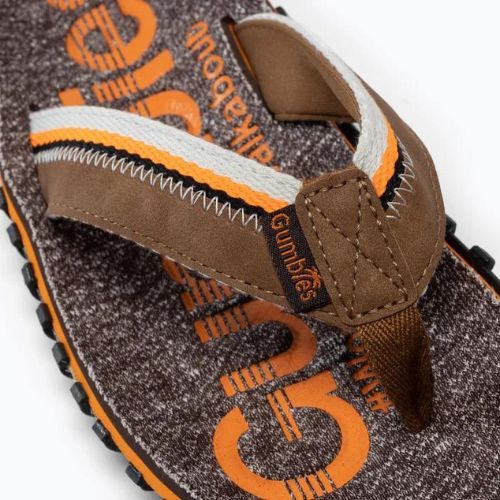 Gumbies Cairns narancssárga és barna szandálok