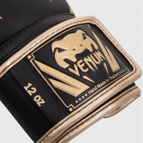 Venum Elite férfi bokszkesztyűk fekete-arany VENUM-1392