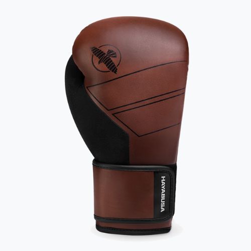 Hayabusa S4 bőr barna bokszkesztyűk S4LBG