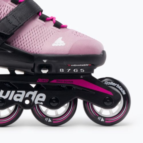 Rollerblade Microblade gyermek görkorcsolya rózsaszín és fehér 07221900 T93