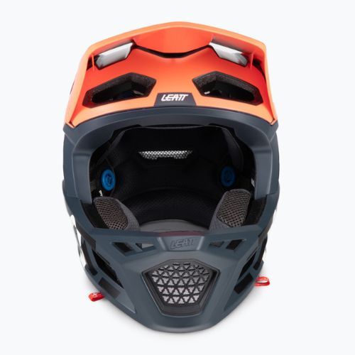 Leatt MTB 4.0 Gravity V22 kerékpáros sisak narancs/fekete 1022070512
