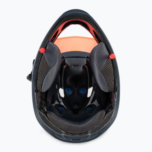 Leatt MTB 4.0 Gravity V22 kerékpáros sisak narancs/fekete 1022070512