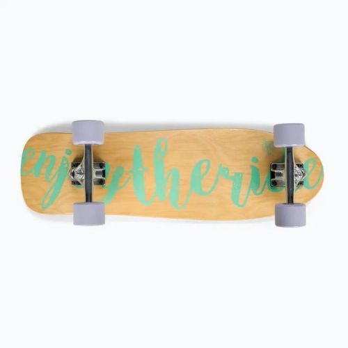 Cruiser gördeszka Fish Skateboards 28" Enjoy Lila bézs CR-ENJ-SIL-PUR
