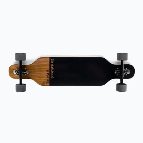 Fish Skateboardok Flow longboard fekete LONG-FLOW-BLA-BLA