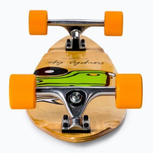 Fish Skateboards Vanlife longboard bézs LONG-VANL-SIL-ORA
