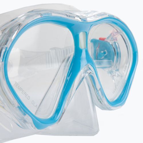 AQUASTIC kék gyerek snorkeling szett Maszk + Pipa MSK-01N