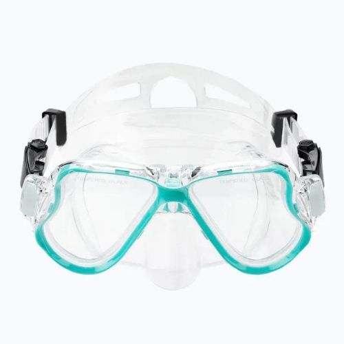 AQUASTIC kék snorkeling szett Maszk + Uszony + Pipa MSFA-01SN