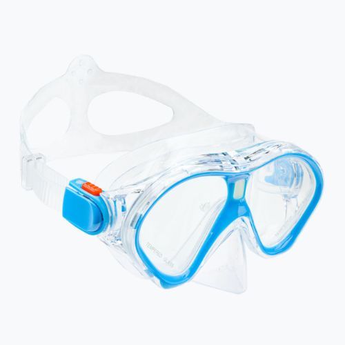 AQUASTIC kék gyerek snorkeling szett Maszk + Uszony + Pipa MSFK-01SN