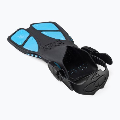 AQUASTIC kék gyerek snorkeling szett Maszk + Uszony + Pipa MSFK-01SN