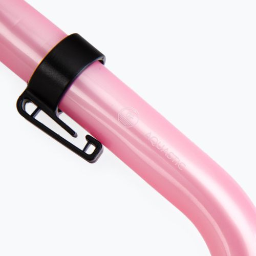 AQUASTIC rózsaszín gyerek snorkeling szett Maszk + Uszony + Pipa MSFK-01SR