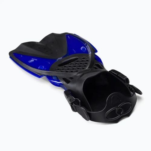 AQUASTIC kék snorkeling szett Fullface Maszk + Uszony SMFA-01SN