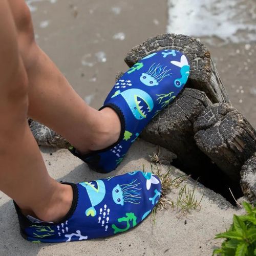 Gyermek vízi cipő AQUASTIC Aqua kék KWS054