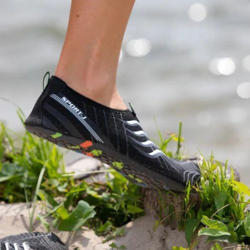 AQUASTIC Aqua vízi cipő fekete WS049