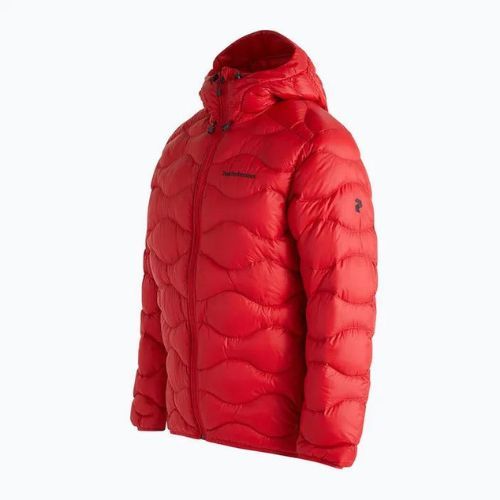 Férfi Peak Performance Helium Down Down Hood Jacket Red G77849160 G77849160