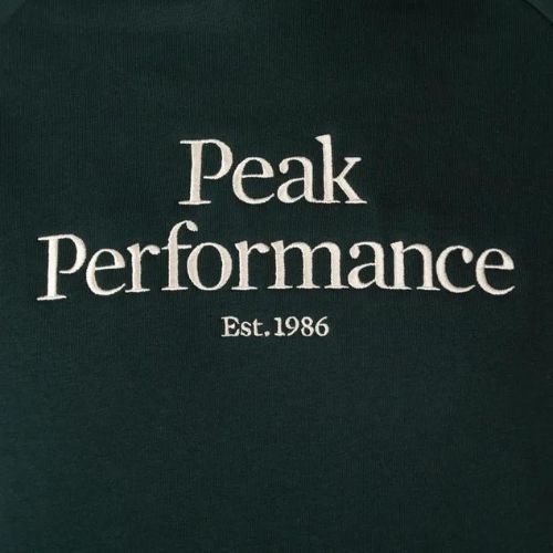 Férfi Peak Performance Original Hood trekking pulóver zöld G77756250