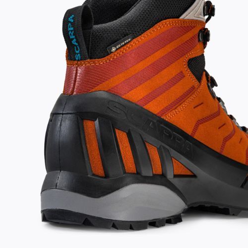 Férfi túrabakancs SCARPA Cyclone S GTX narancssárga 30031