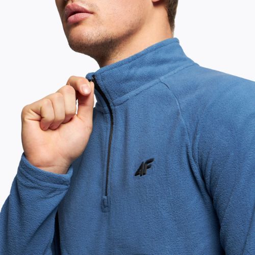 Férfi 4F BIMP010 kék fleece sí pulóver H4Z22-BIMP010