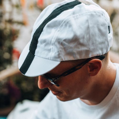 LUXA Classic Stripe baseball sapka fehér és fekete LULOCKCSW