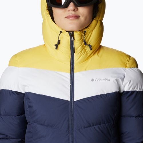 Columbia Abbott Peak Insulated női sí dzseki tengerészkék és sárga 1909971