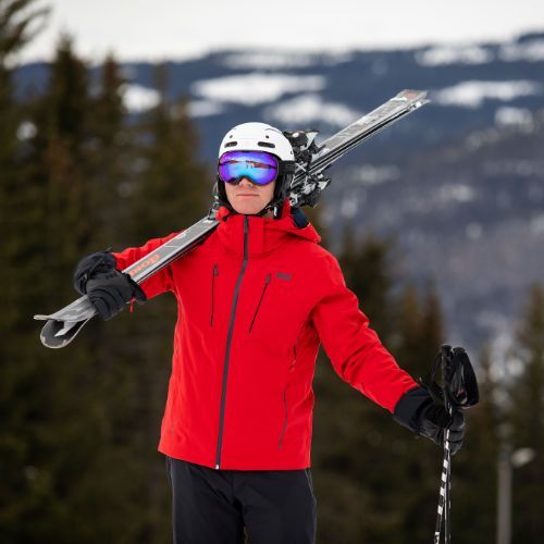 Férfi sí dzseki Helly Hansen Alpha 3.0 piros 65551_162