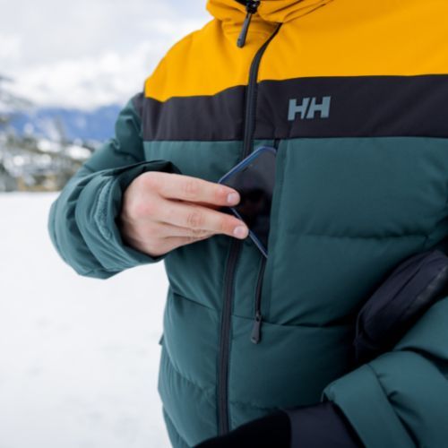 Helly Hansen férfi sí kabát Bossanova Puffy zöld-sárga 65781_495