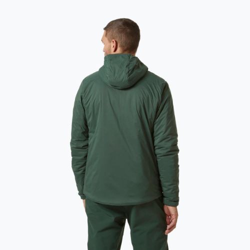 Férfi hibrid dzseki Helly Hansen Odin Stretch kapucnis szigetelő legmélyebb lucfenyő színben