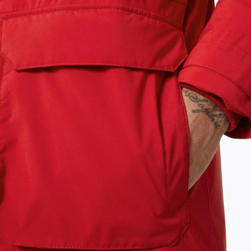 Helly Hansen férfi Reine Parka esőkabát piros 53630_162