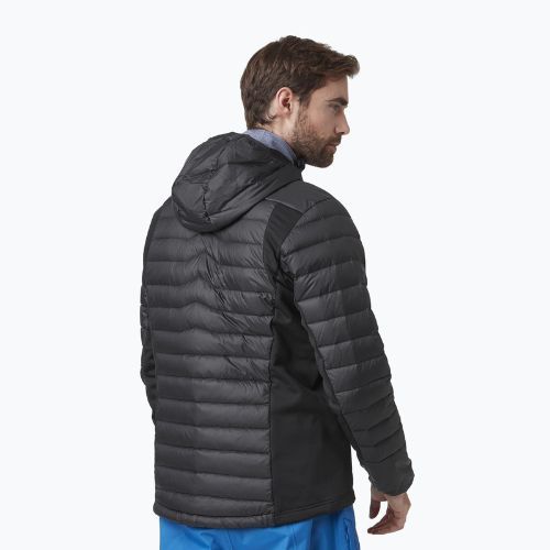 Férfi Helly Hansen Verglas Hooded Down Hybrid Ins 990 kabát fekete 63007