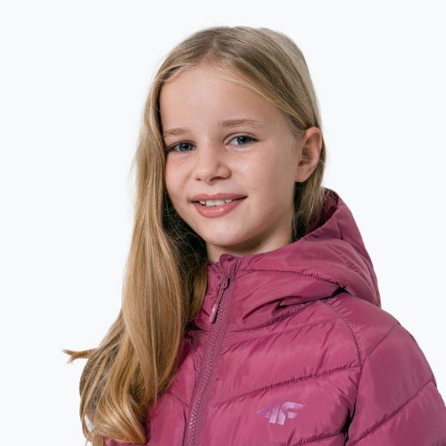 Gyermek 4F pehelykabát rózsaszín HJZ22-JKUDP003