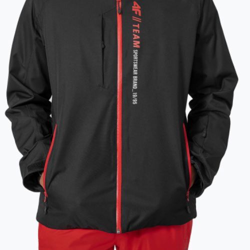 Férfi 4F sí dzseki fekete H4Z22-KUMN003