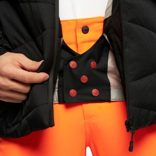 Férfi 4F sí dzseki fekete H4Z22-KUMN007