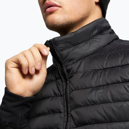Férfi 4F trekking mellény fekete H4Z22-KUMP001
